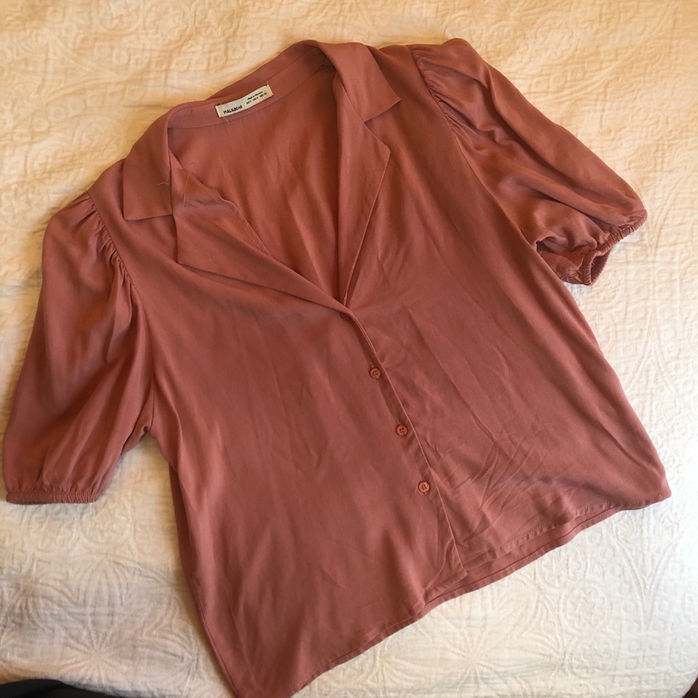 Bottom-up blouse in Pink!